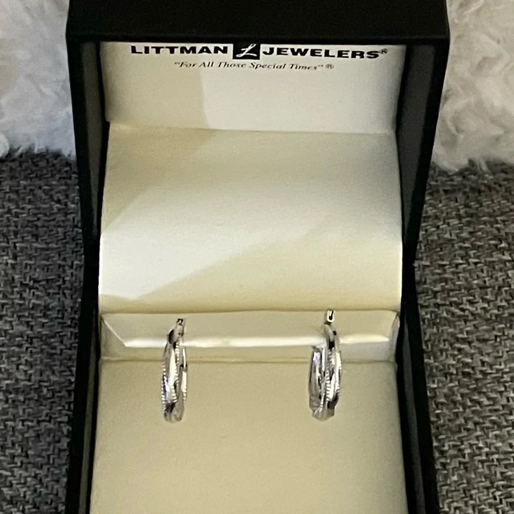 Silver Hoop Earrings